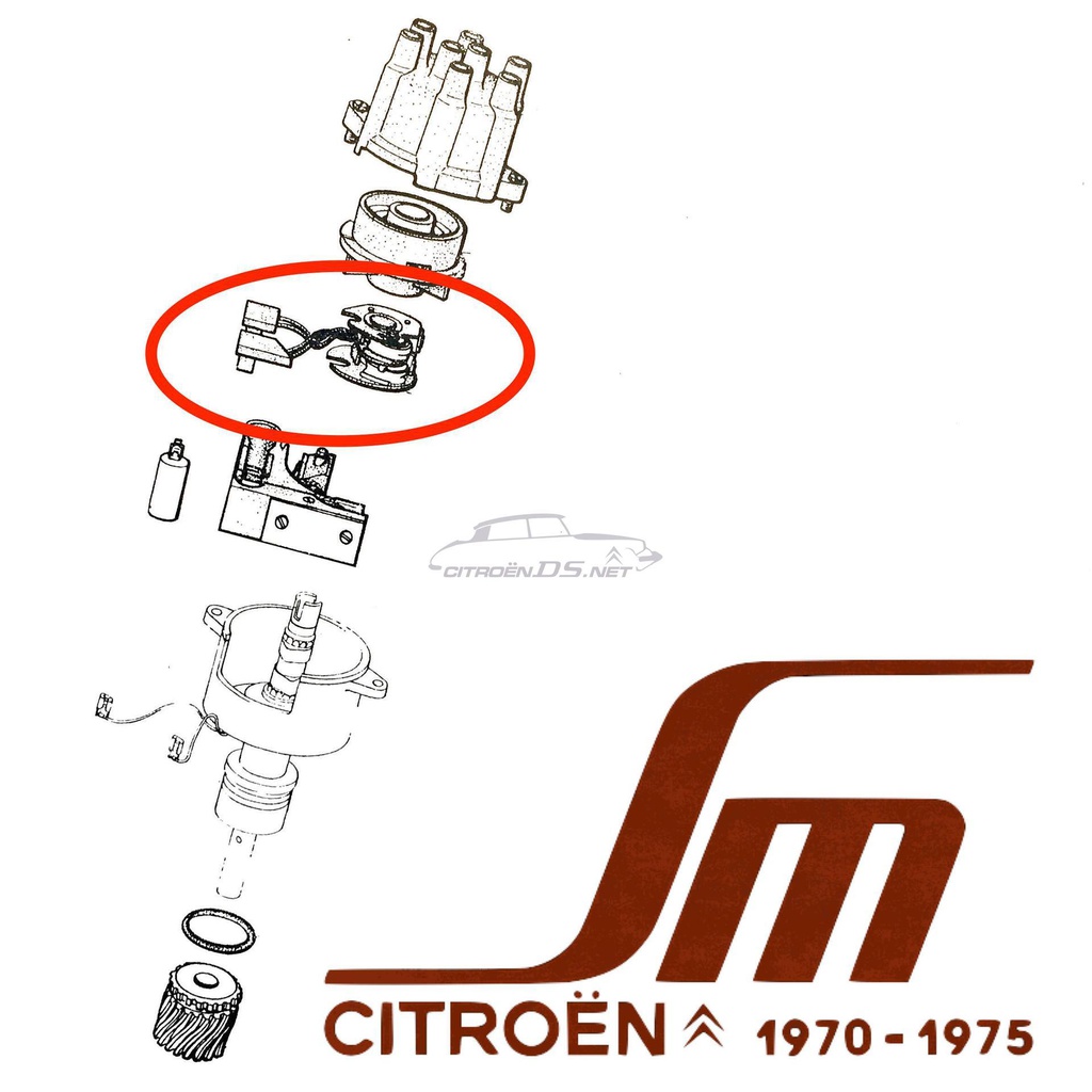 Braker points, Citroën SM