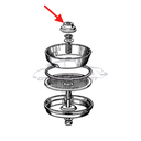 Cup for oil filter seal