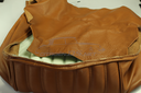 Brown leather (natural) seat covers for 1 car