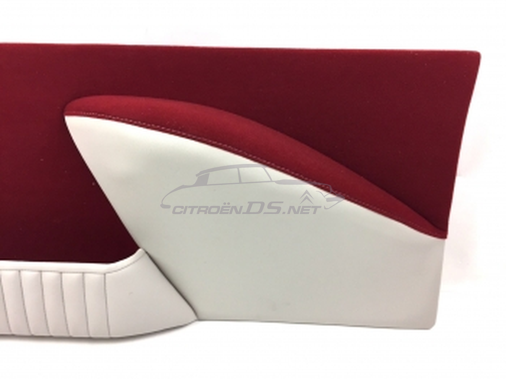 Door panels Pallas red "rouge cornaline" 1965-1975, set for 1 car