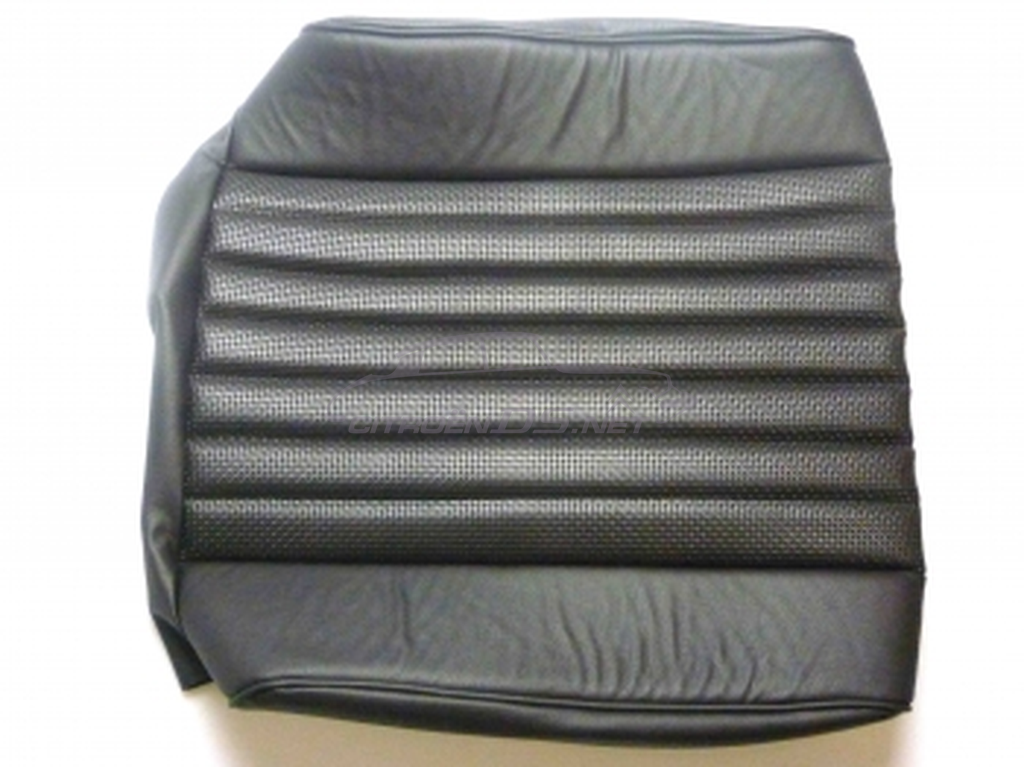 Front seat cover black leatherette /skai "Targa", for 1 seat