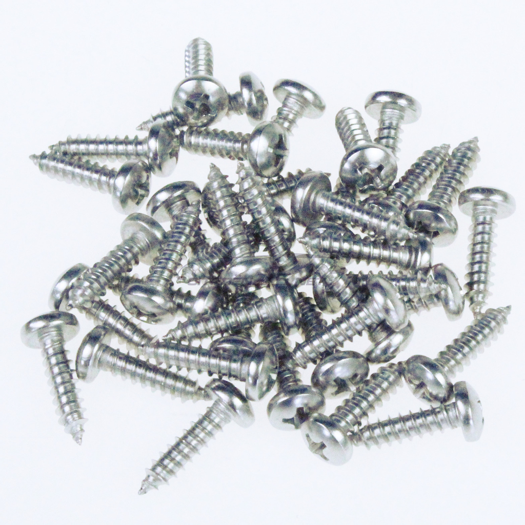 Stainless steel screws for Pallas sill cover, 38 pcs.