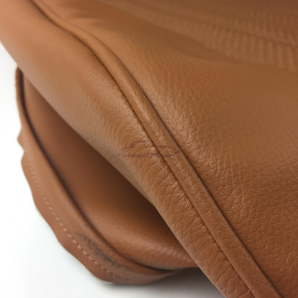 Front seat cover leatherette/ skai brown "Targa fawn" (1969-'71), for 1 seat