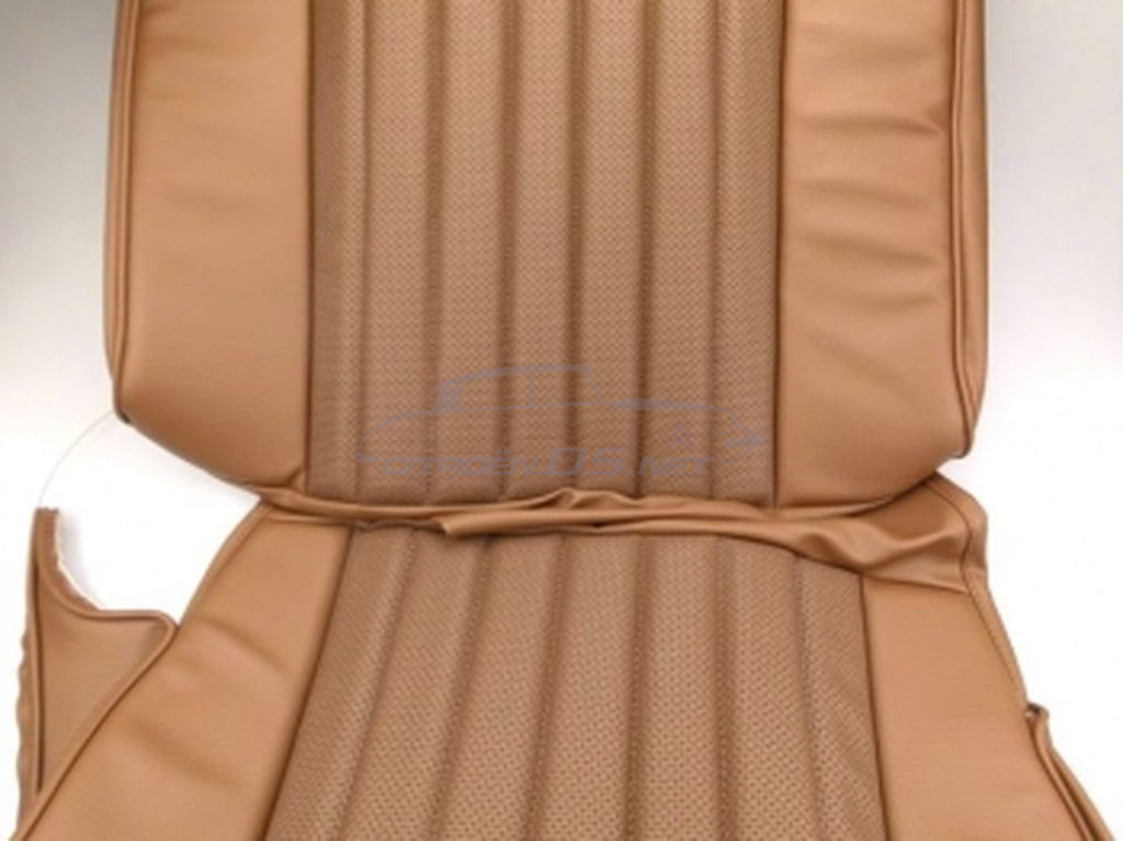 Front seat cover leatherette /Skai brown "Targa Tobacco", for 1 seat