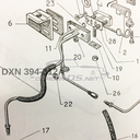 Hydraulic pipe between hydraulic cluth adjustment and clutch cylinder 09/1969-1975