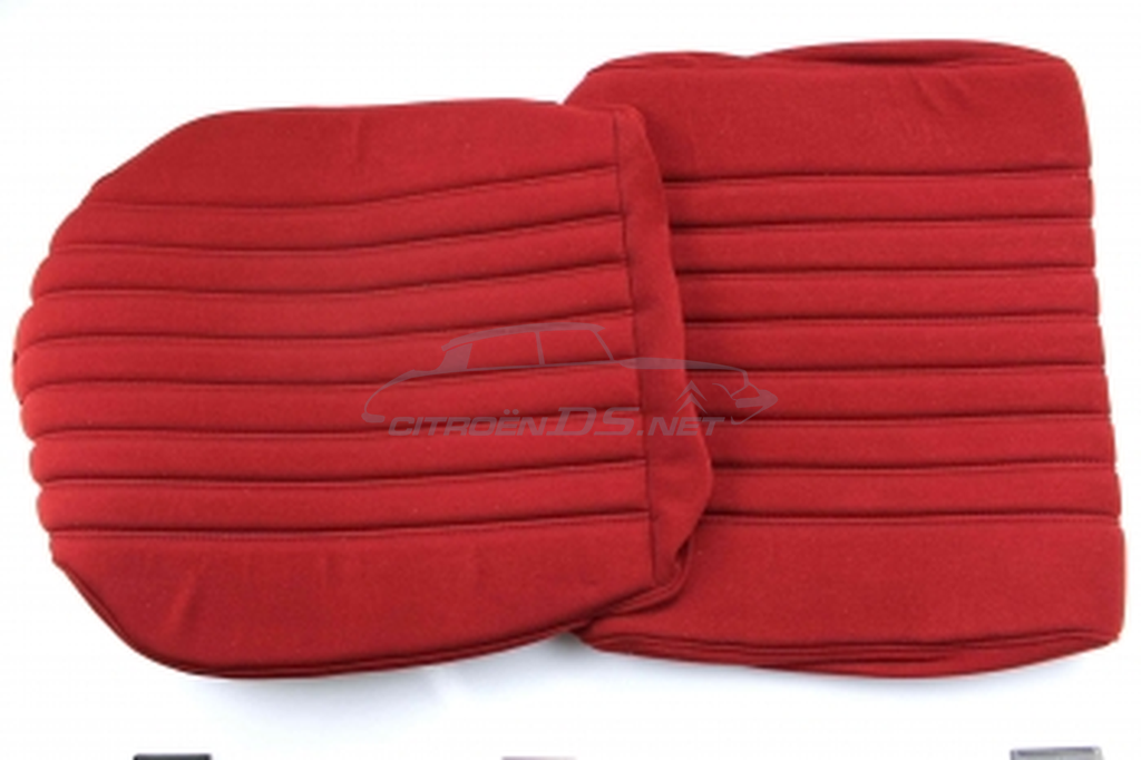 Pallas interior upholstery and door linings in "rouge cornaline" velours, 1969, Exch.
