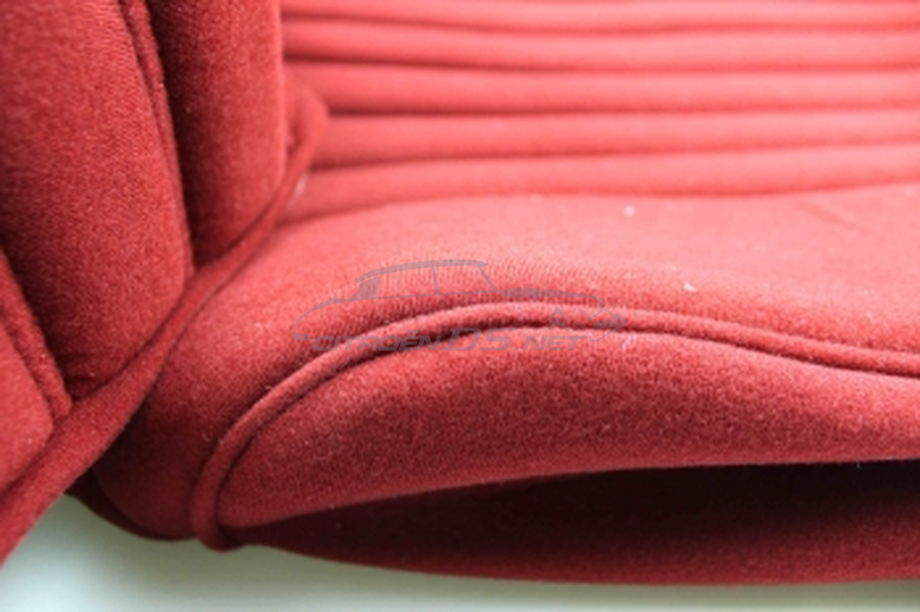 Pallas interior upholstery and door linings in "rouge cornaline" velours, 1969, Exch.