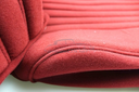 Pallas interior upholstery and door linings in "rouge cornaline" velours, 1969, Exch.