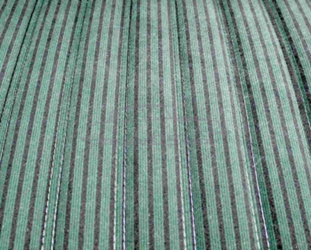 Pallas interior upholstery and door linings in "vert jura" striped velours, 1970-1972, Exch.