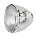 Chromed headlamp with H4 reflector, complete