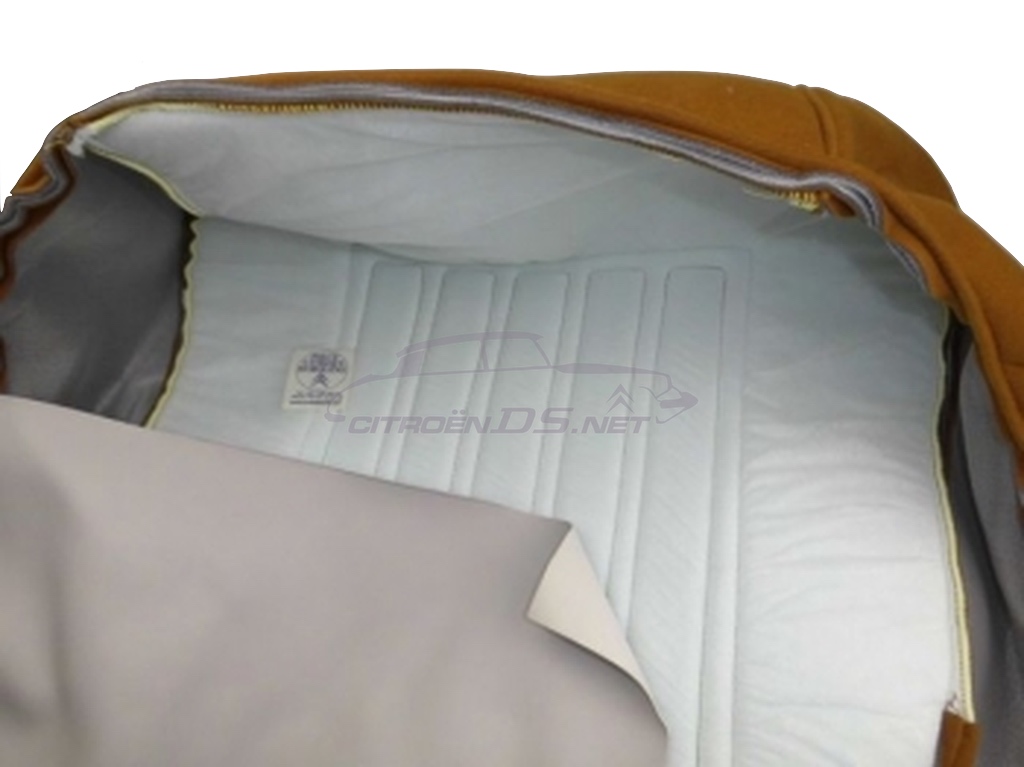 Seat covers ID-DS print pattern 'Caramel' 1973-1975, set front and rear