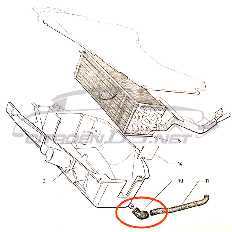 Water hose evaporator / heating