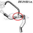 3-way-connector for breather hoses, used