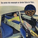 Seat covers, &quot;Helanca&quot; blue, 1958-1963.