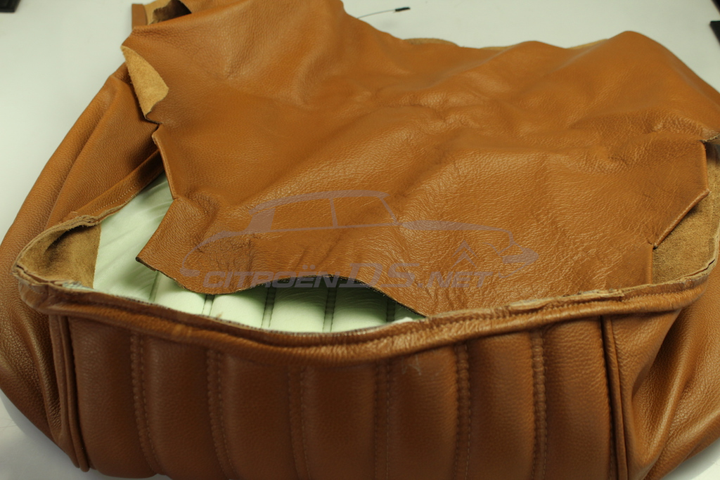 Brown leather (natural) seat covers for 1 car