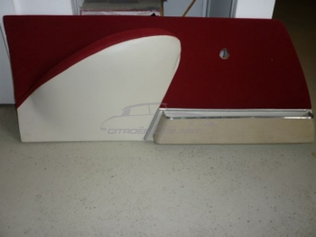 Door panels Non-Pallas  "cornaline red" (1965-'75), set for 1 car