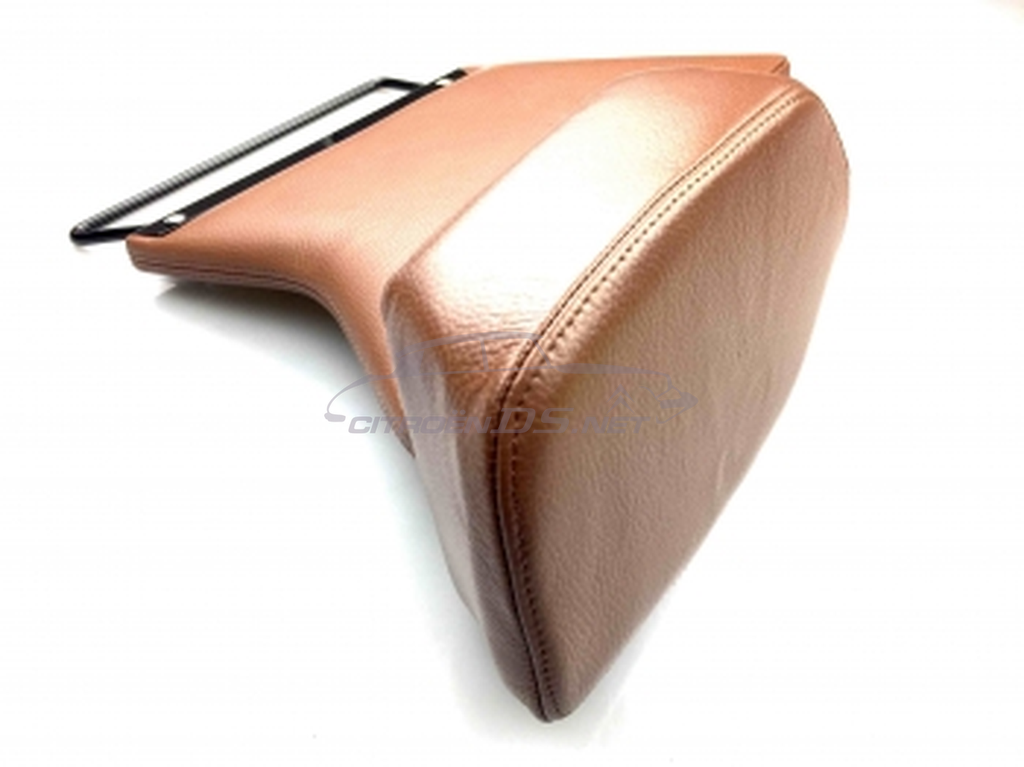 Front centre arm rest, brown vinyl (skai)