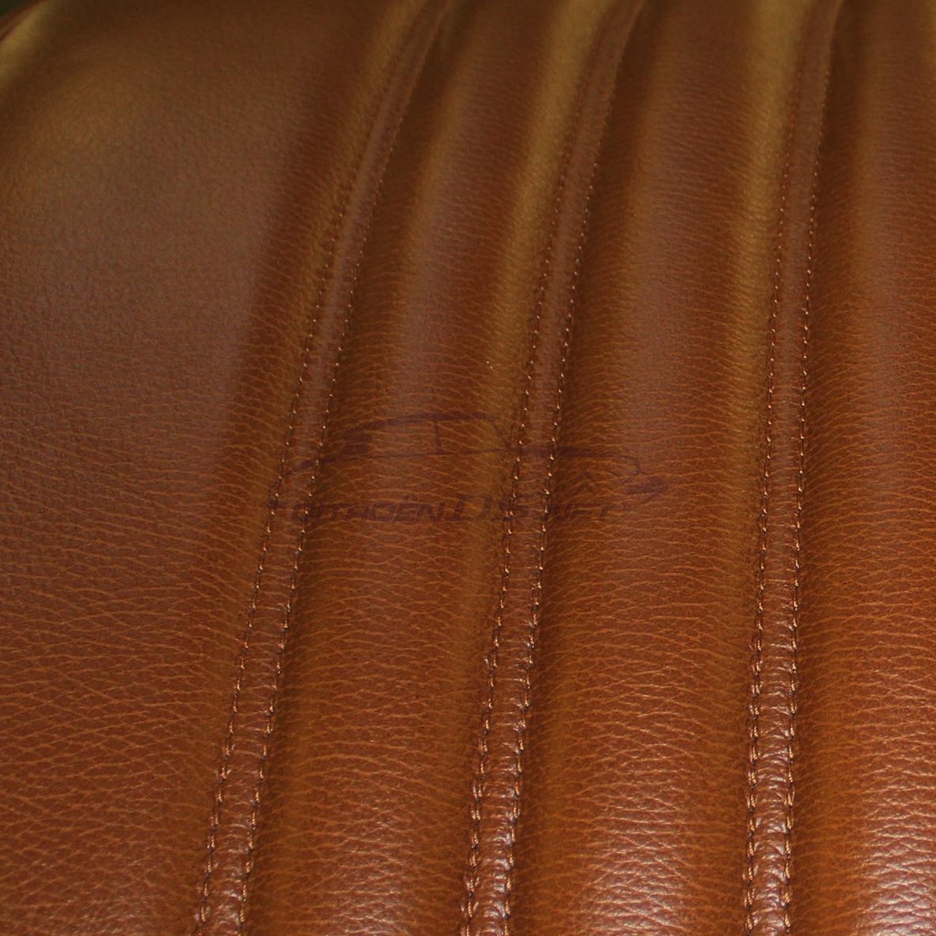 Front seat, light brown leather "Fauve", replacement part.