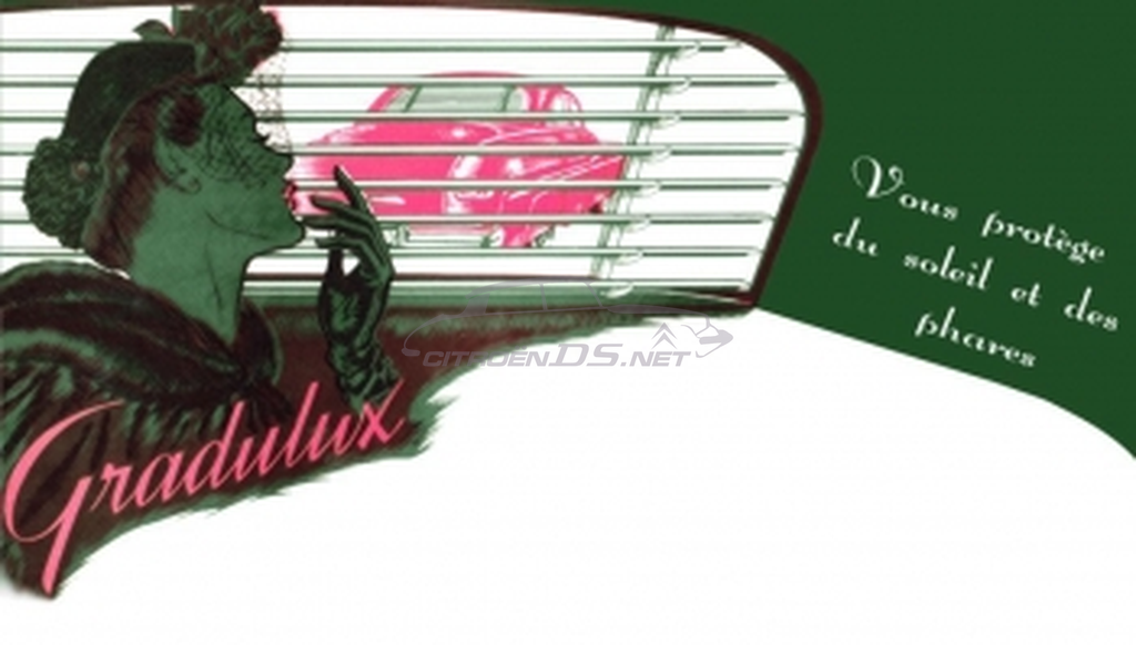 Gradulux sun visor for BREAK rear window, light beige color