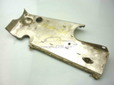 Heat plate Exhaust manifold bottom, <-'64