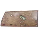 Door panels, set, Pallas, &quot;fauve&quot; leather (two tone brown), Exch.