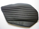 Seat covers front and rear leatherette /skai, black "Targa"