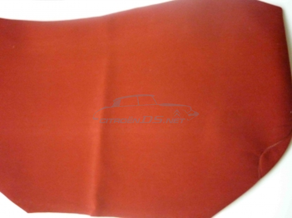 Fabric seat covers, "rouge corsaire", 1964-1968, set front and rear