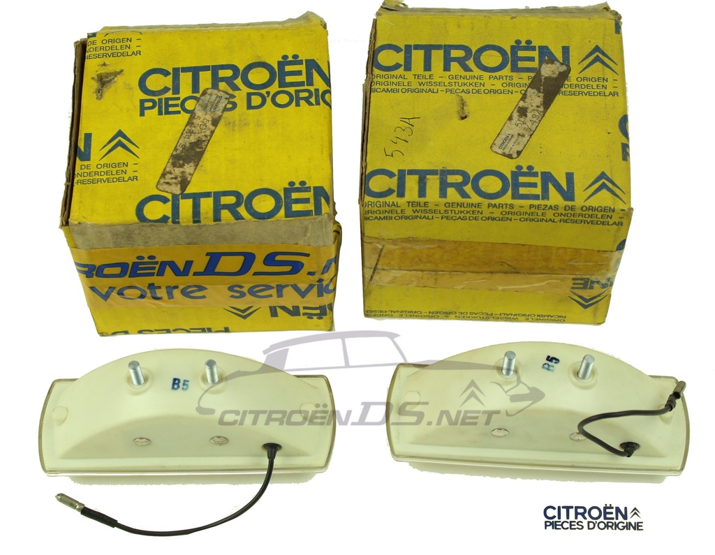 Rückfahrscheinwerfer 'Gelbon', Paar, New Old Stock