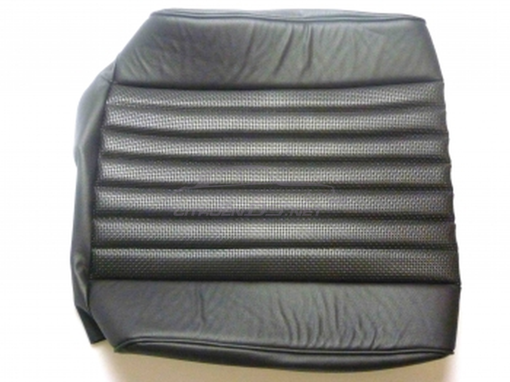Front seat cover black leatherette /skai &quot;Targa&quot;, for 1 seat