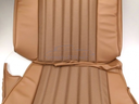 Front seat cover leatherette /Skai brown &quot;Targa Tobacco&quot;, for 1 seat
