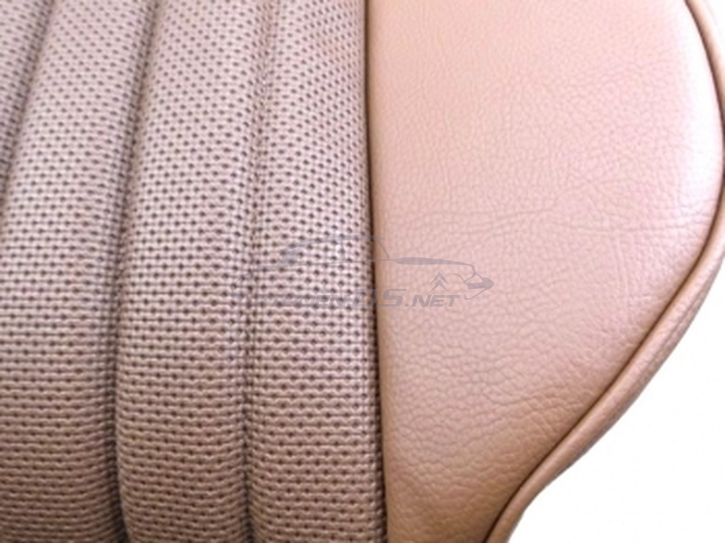 Front seat cover leatherette /Skai brown &quot;Targa Tobacco&quot;, for 1 seat
