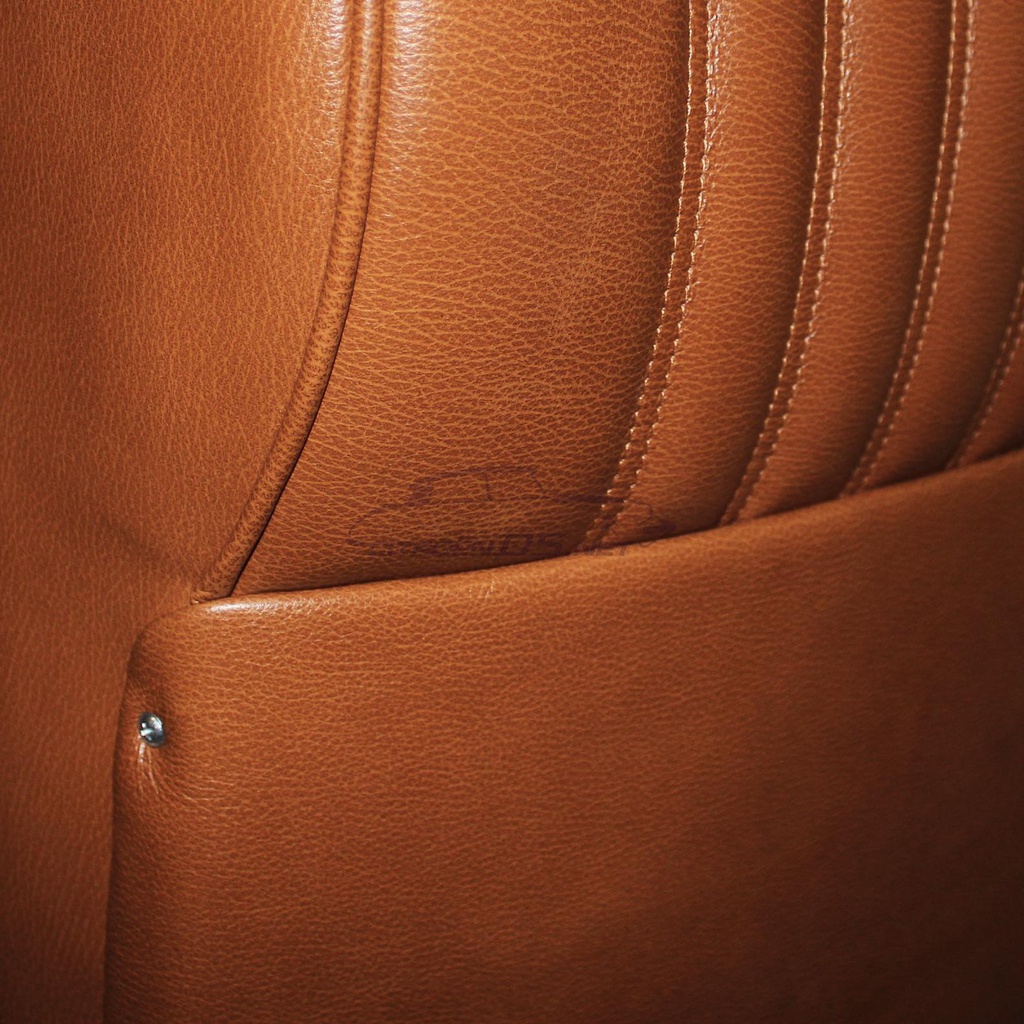 Front seat, light brown leather &quot;Fauve&quot;, replacement part.