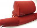 Headrest large model velvet ”Cornaline red”
