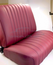 Pallas interior, 'rouge Bordeaux' (non original), seats, centre arm rest, door panels, headrests, Exch.,