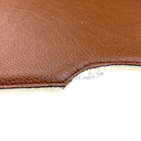 Parcel shelf cover, dark brown leather &quot;Havanne/Tabac&quot;