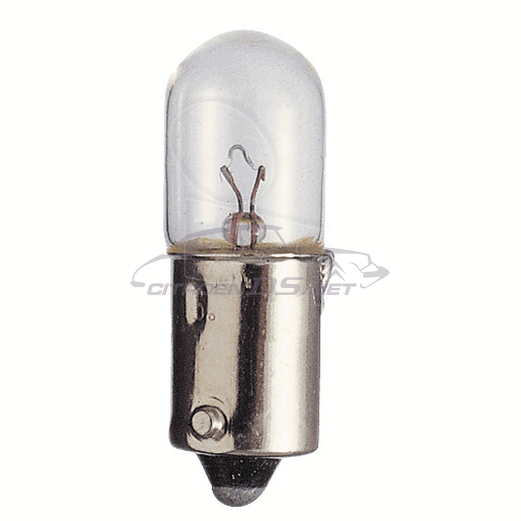 Ampoule 12V 2W socle métallique pour éclairage de tableau de bord 1970-'75
