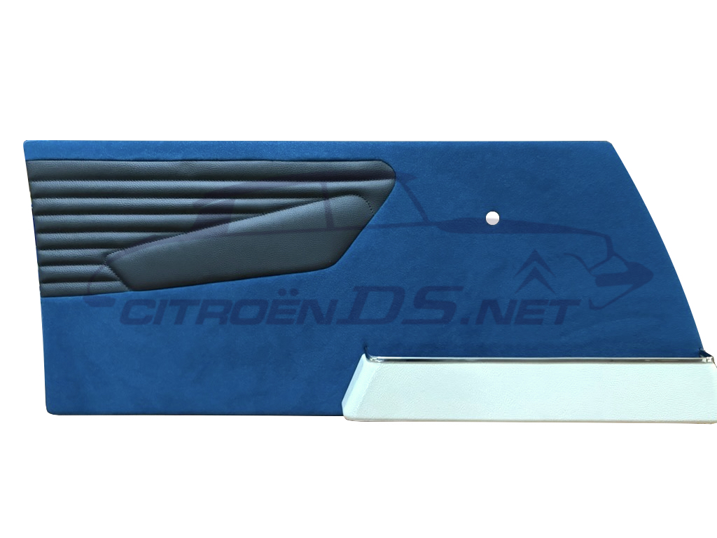 Door panels Non Pallas blue 'bleu Andalou', 1965-1972, set for 1 car