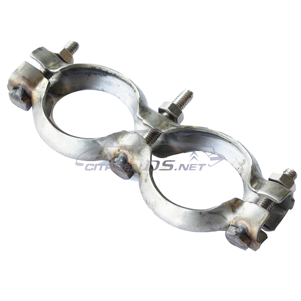 Collier lunette INOX transversal-double tubes