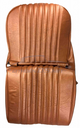 Coprisedile singolo sedile anteriore, in pelle &quot;naturel&quot; (1969-'71).