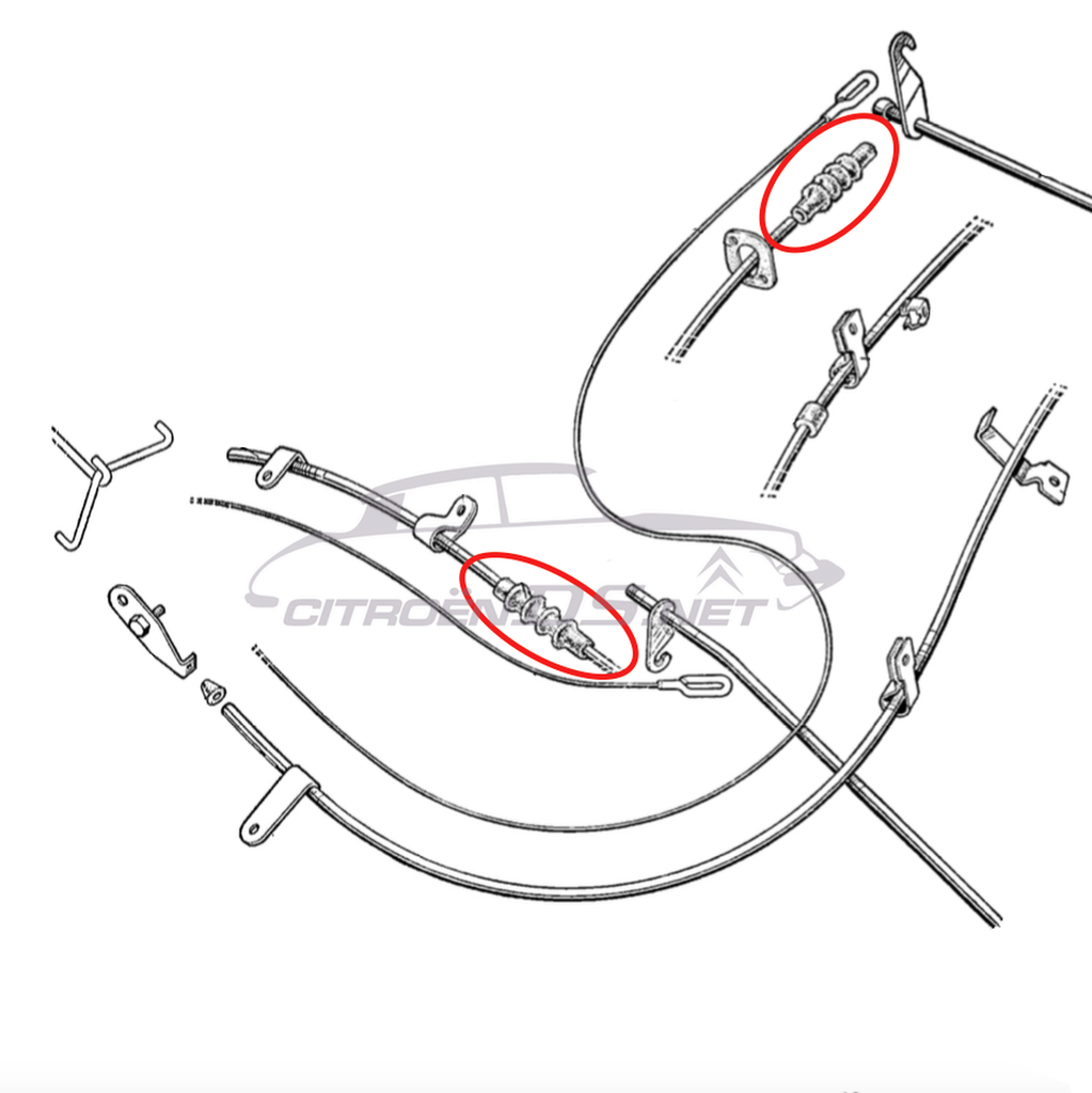 Manicotto in gomma per il controllo dell'altezza del cavo, 1 pz.