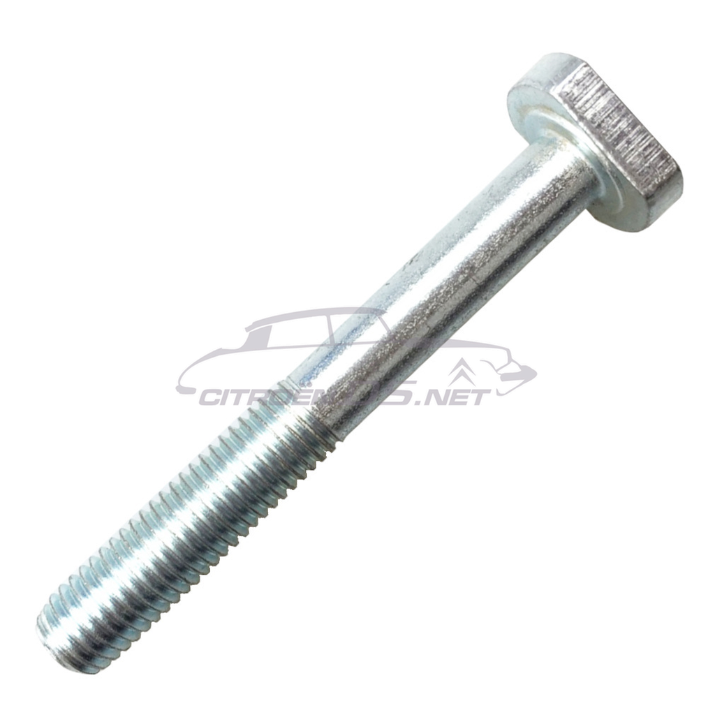 Flattened screw for casting clamp