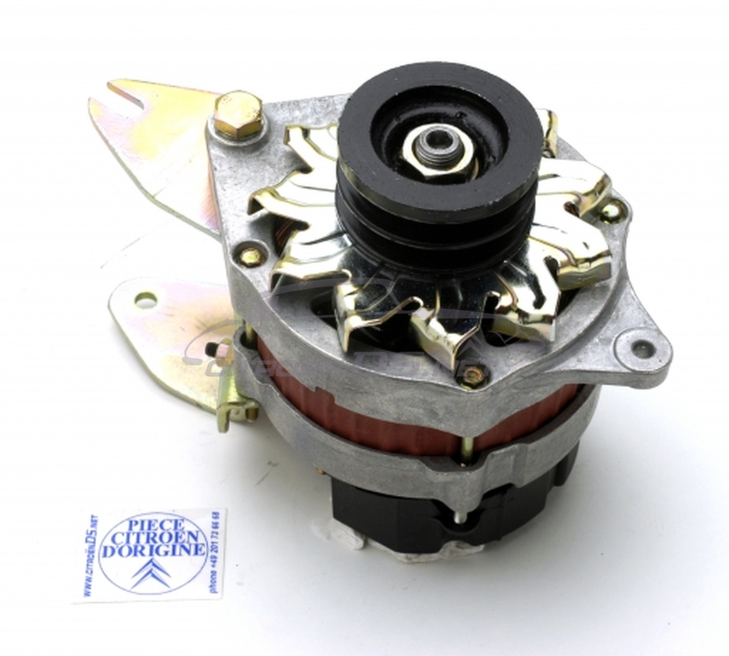 Alternator, with integrated regulator,12V 65A, 11/1967-1975, new