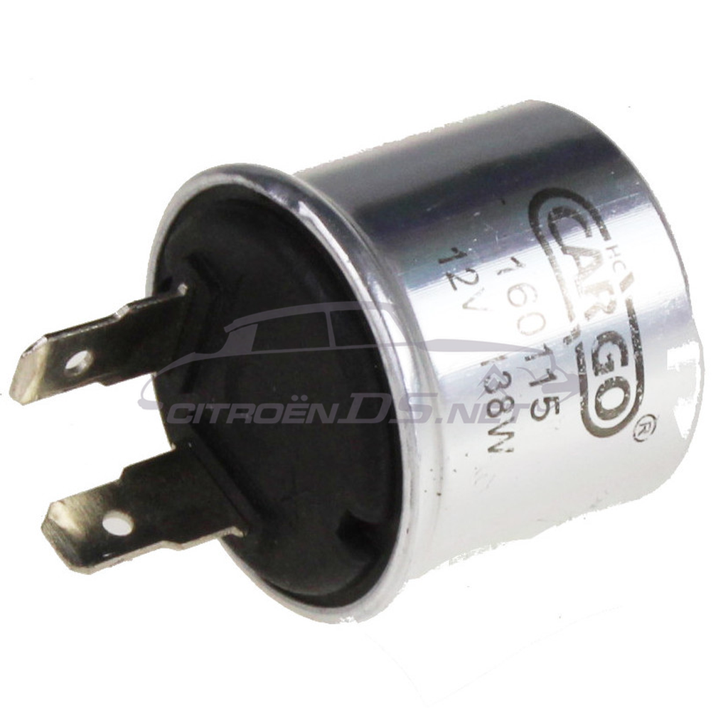 Flasher relay, 2 pole, 12V