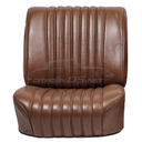 Front seat, light brown leather "Fauve", replacement part.