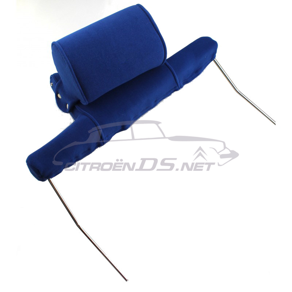 Headrest large model velvet blue ”bleu Andalou”