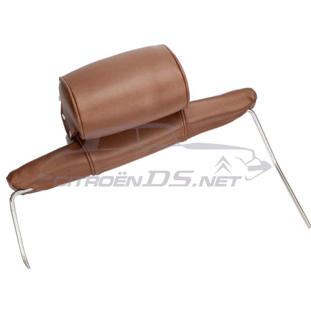 Headrest large model with original dark brown leather “Tobacco“