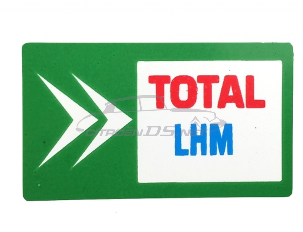 Autocollant vert "TOTAL LHM"