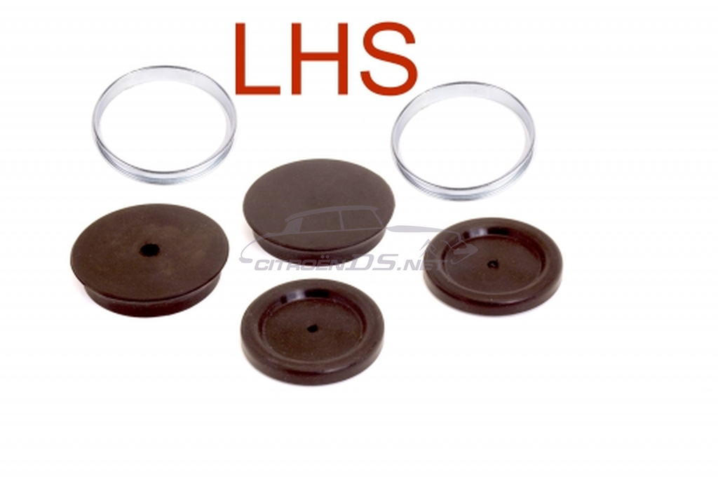Height corrector repair set, LHS, (incl. inner diaphragms, 2 dust caps, 2 clamping rings)