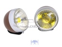High beam additional headlights Cibié up to 09/1967, the pair