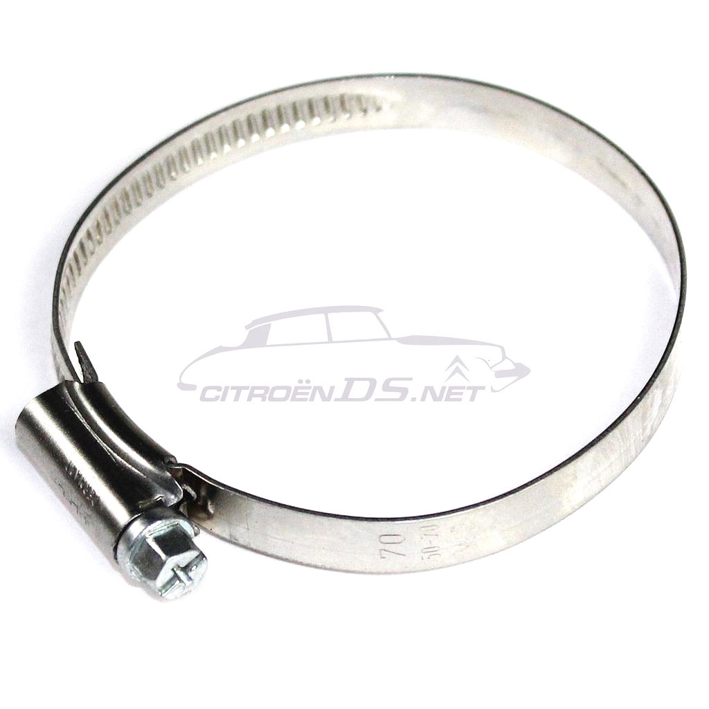 Hose clamp, stainless steel, Ø60-80mm